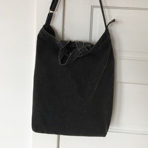 BAGGU / Black Washed Denim Duck Tote Bag